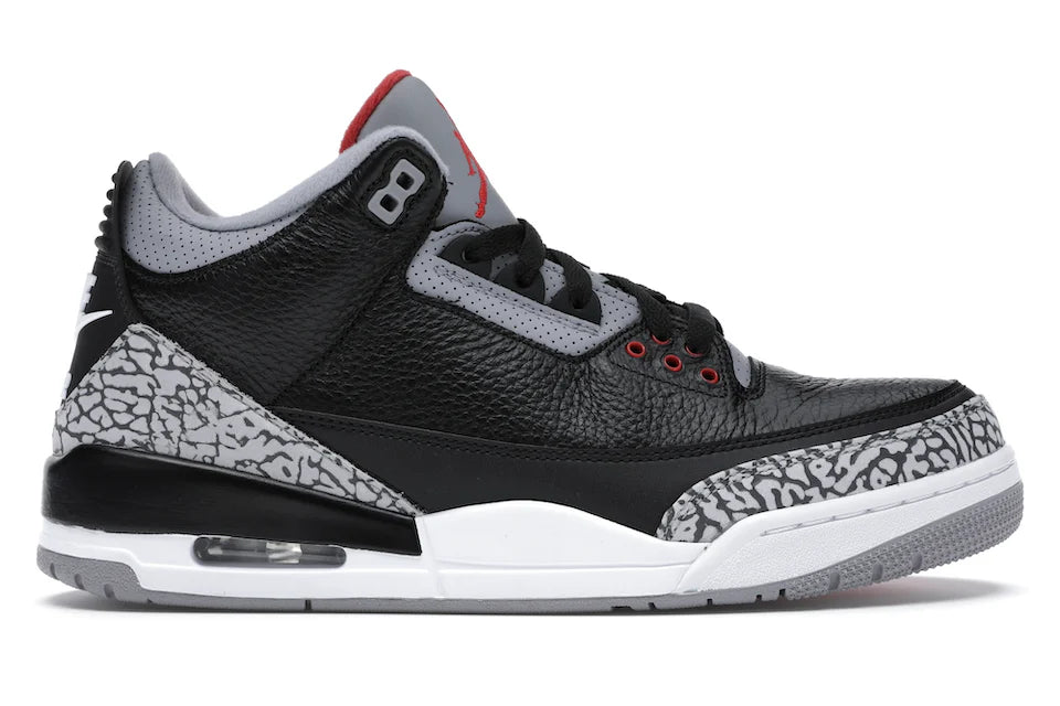 Retro 3 Black Cement