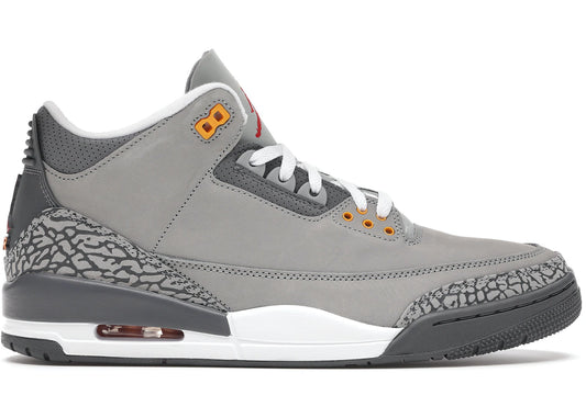 Retro 3 Cool Grey